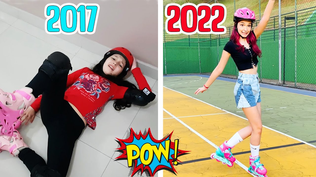 TENTANDO ANDAR DE PATINS DEPOIS DE 5 ANOS | Luluca