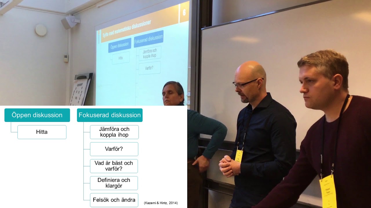 Att undervisa genom problemlösning och matematisk diskussion