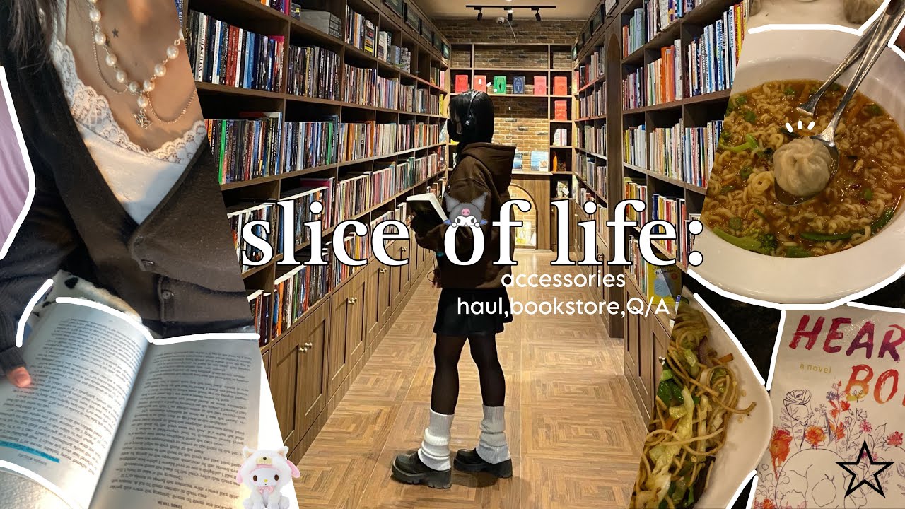 SLICE OF LIFE:a book store,accessories haul,Q/A| Nepal