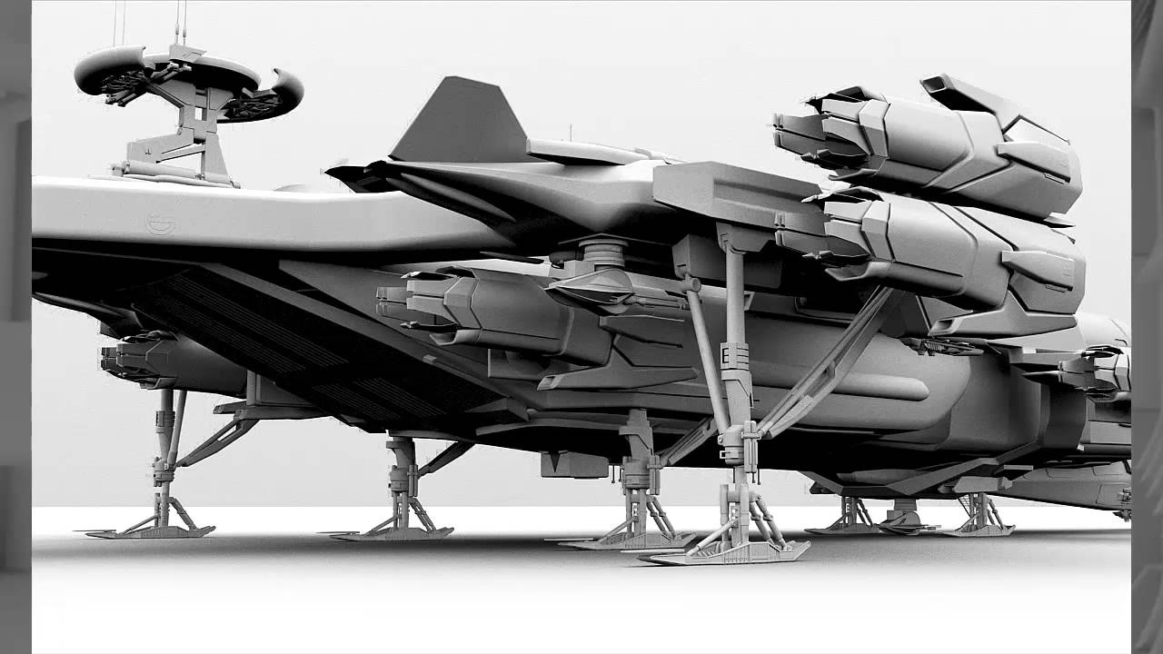 Idris M - Untextured Slideshow - Star Citizen