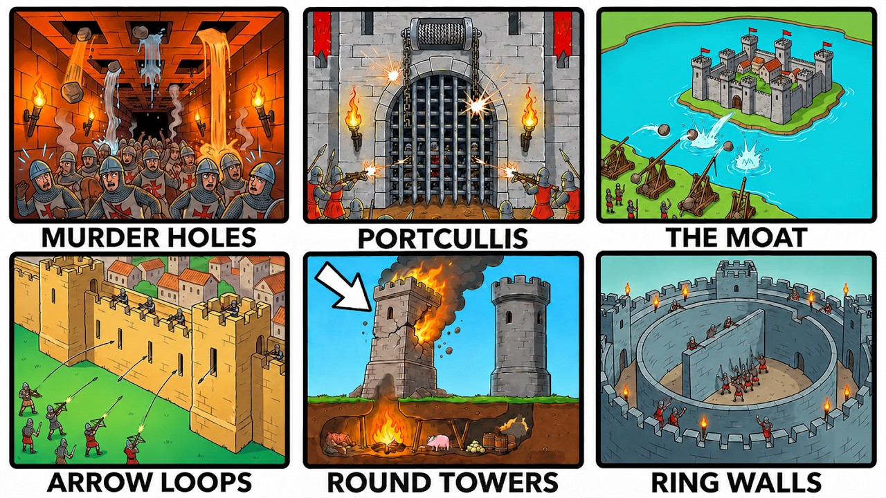 Every Genius Medieval Castle Defense System Explained