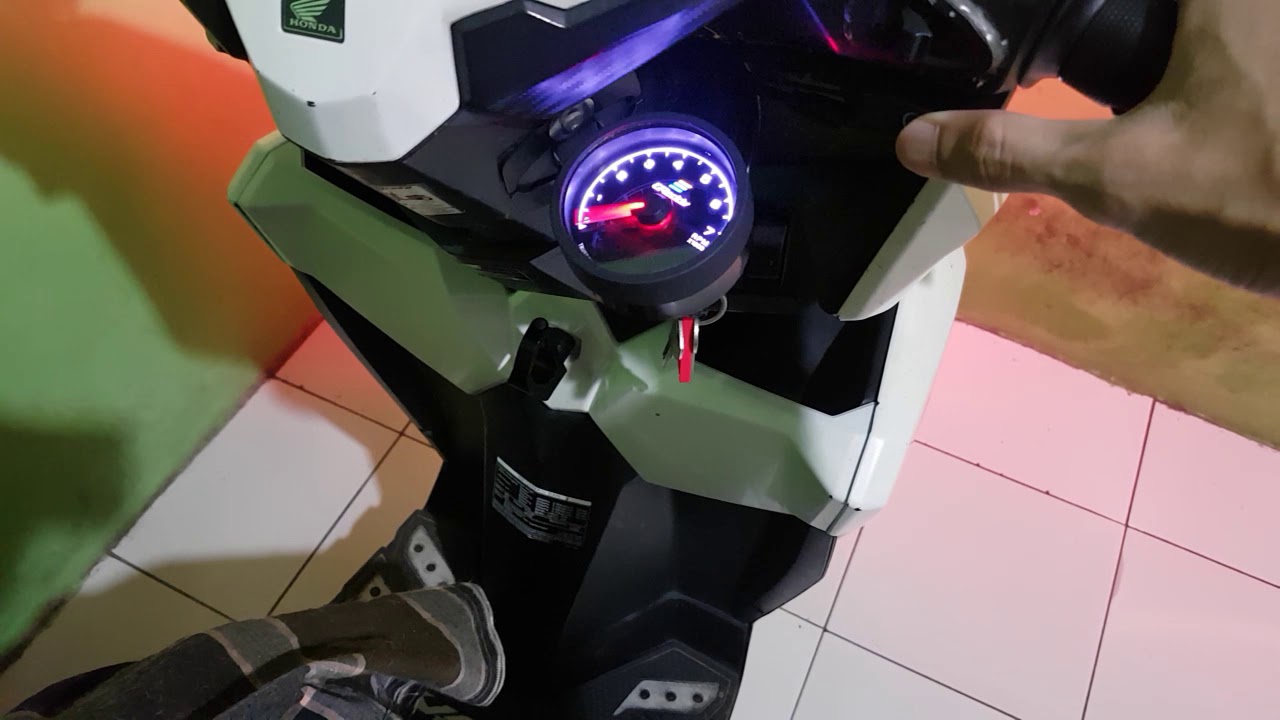 Tachometer RPM Meter GReddy Motor Honda Injeksi Vario Beat Scoopy ADV PCX