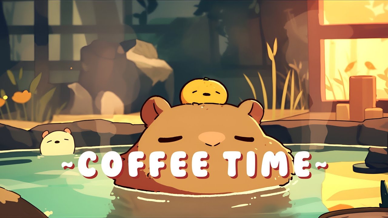Capybara Beats & Lofi - Peaceful Beats for Studying & Relaxing ~ Dreamy Vibes ~ 🦫 ✨ 🌙