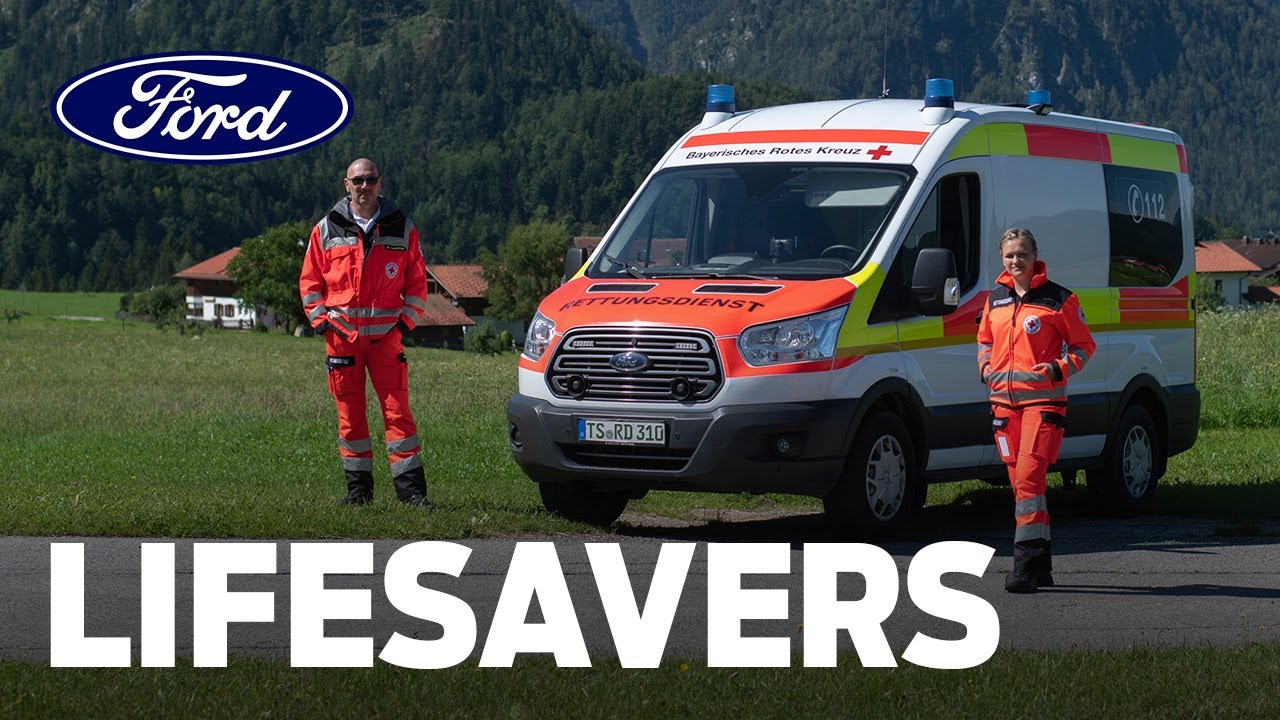 Lifesavers: Part of the Team with the Ford Transit Red Cross Ambulance