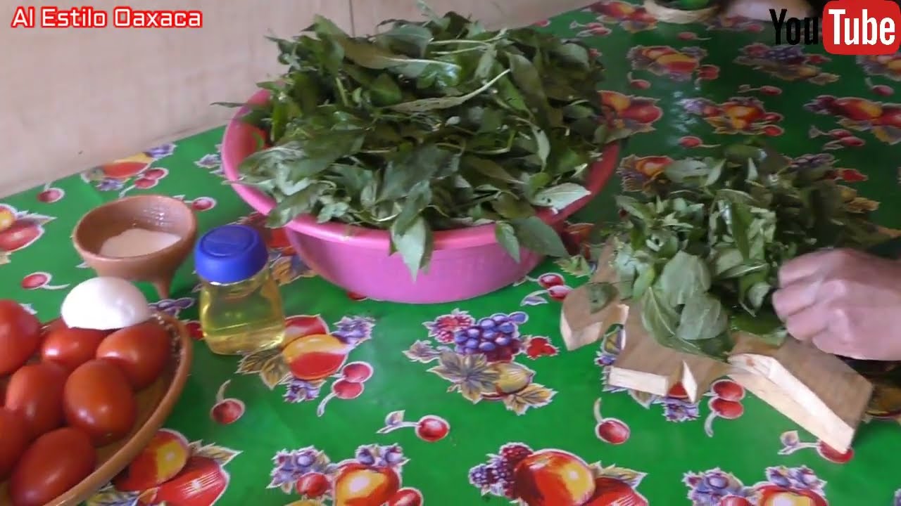 La hierba mora es una delicia preparada a la Mexicana @alestilooaxaca