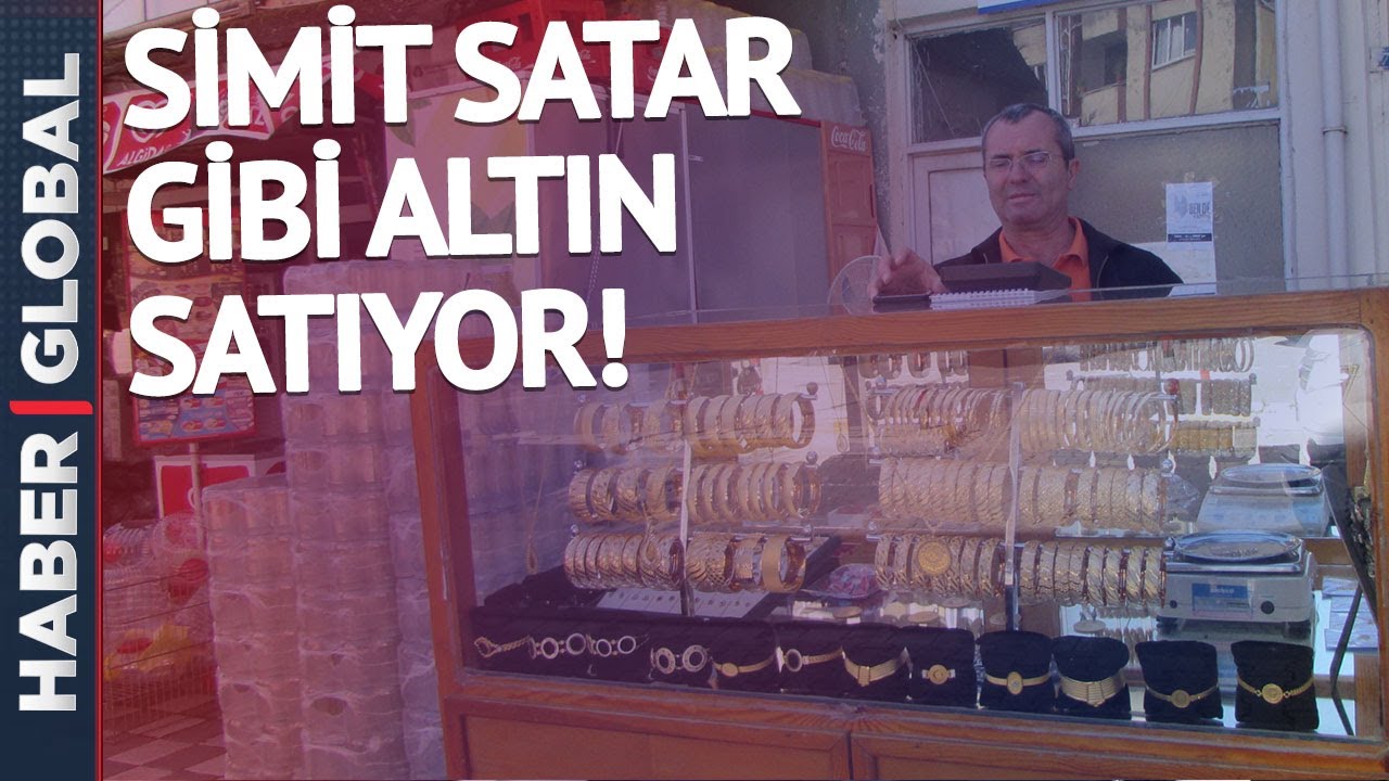 Simit&ccedil;i Değil Kuyumcu! 40 Yıllık Seyyar Kuyumcu G&ouml;renleri Şaşırtıyor