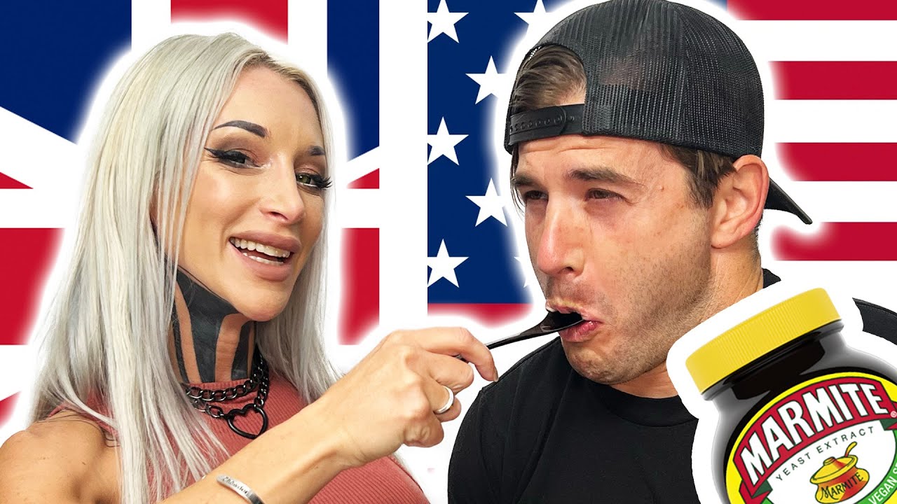 American tries British snacks!