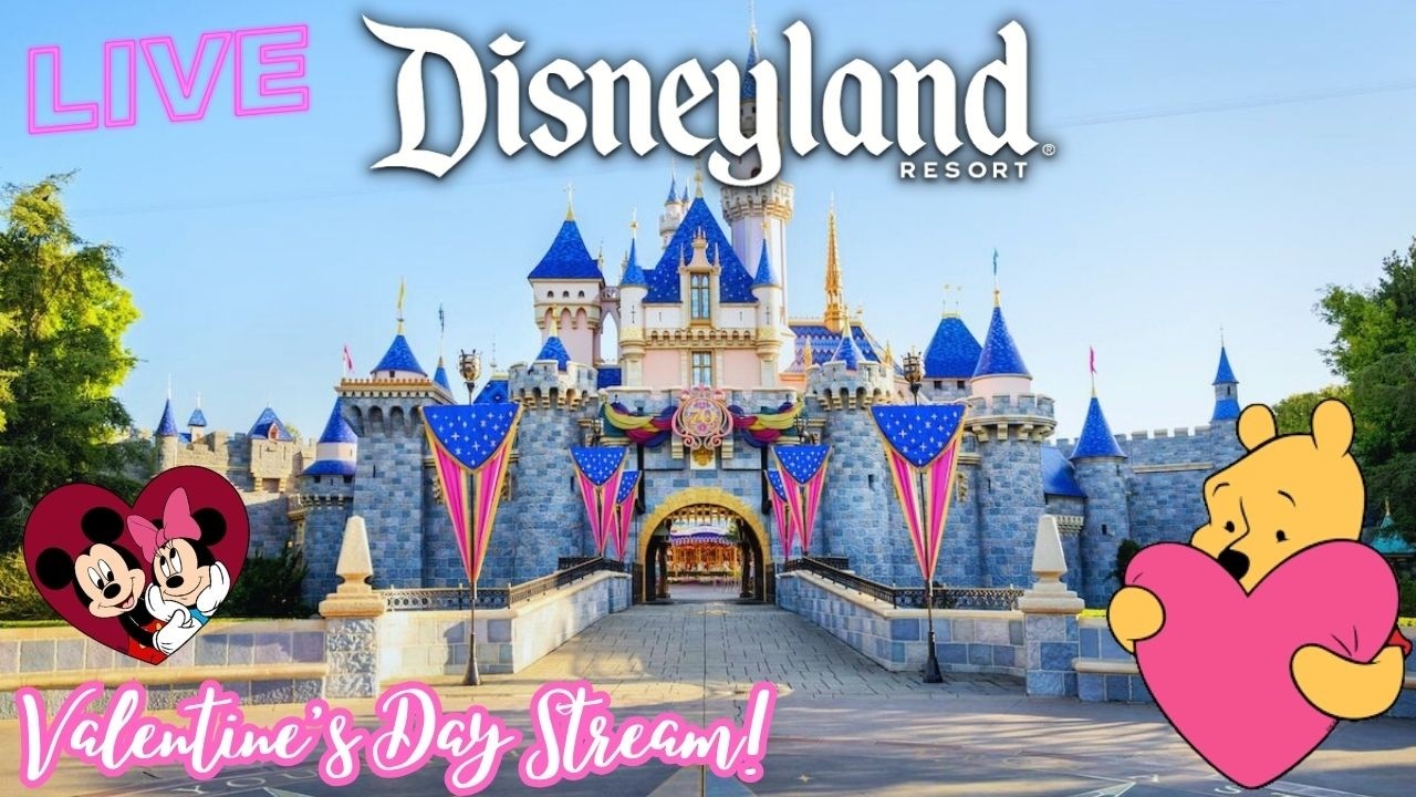 DISNEY Valentine's Day Getaway at Disneyland Resort! #livestream