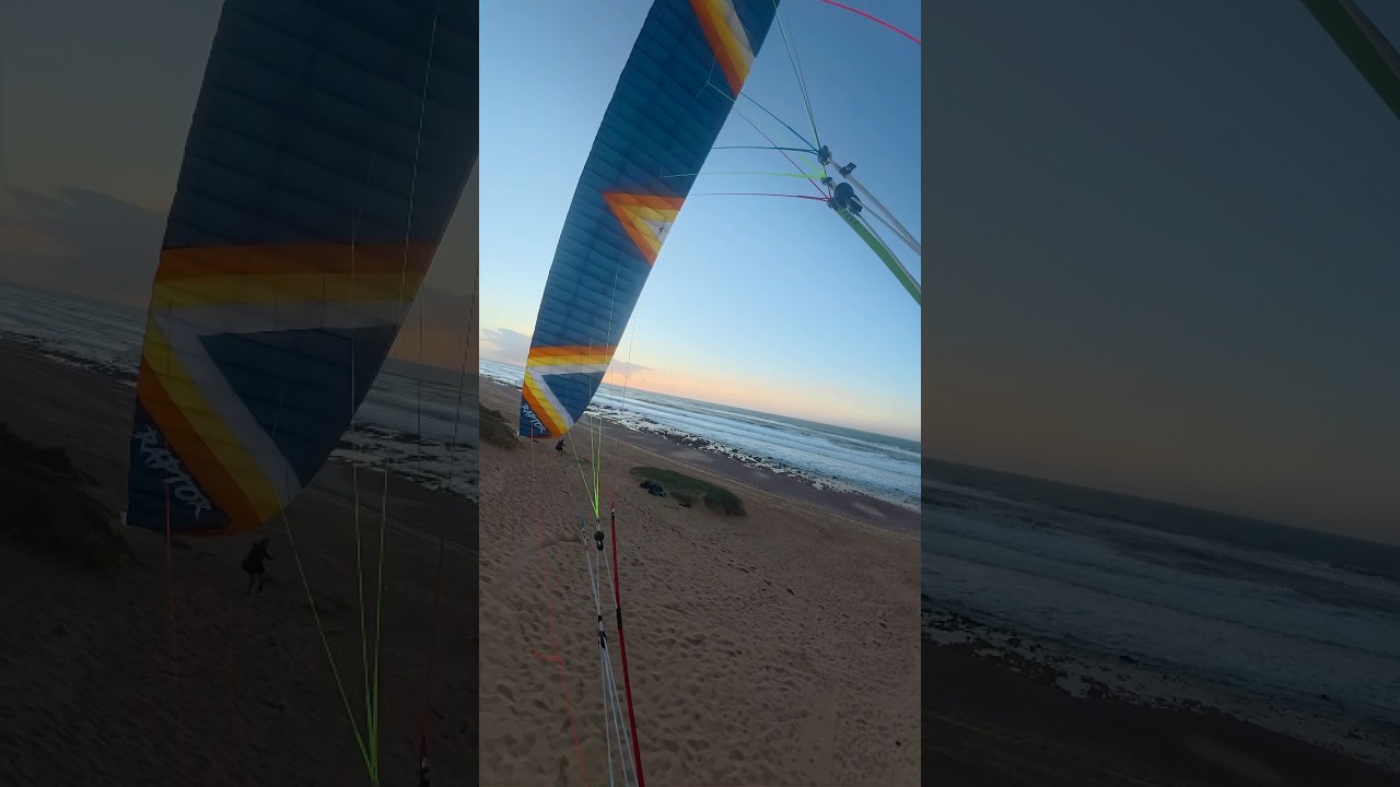 How do you like this landing? #footdrag #parakite Vril-Wings Raptor 16