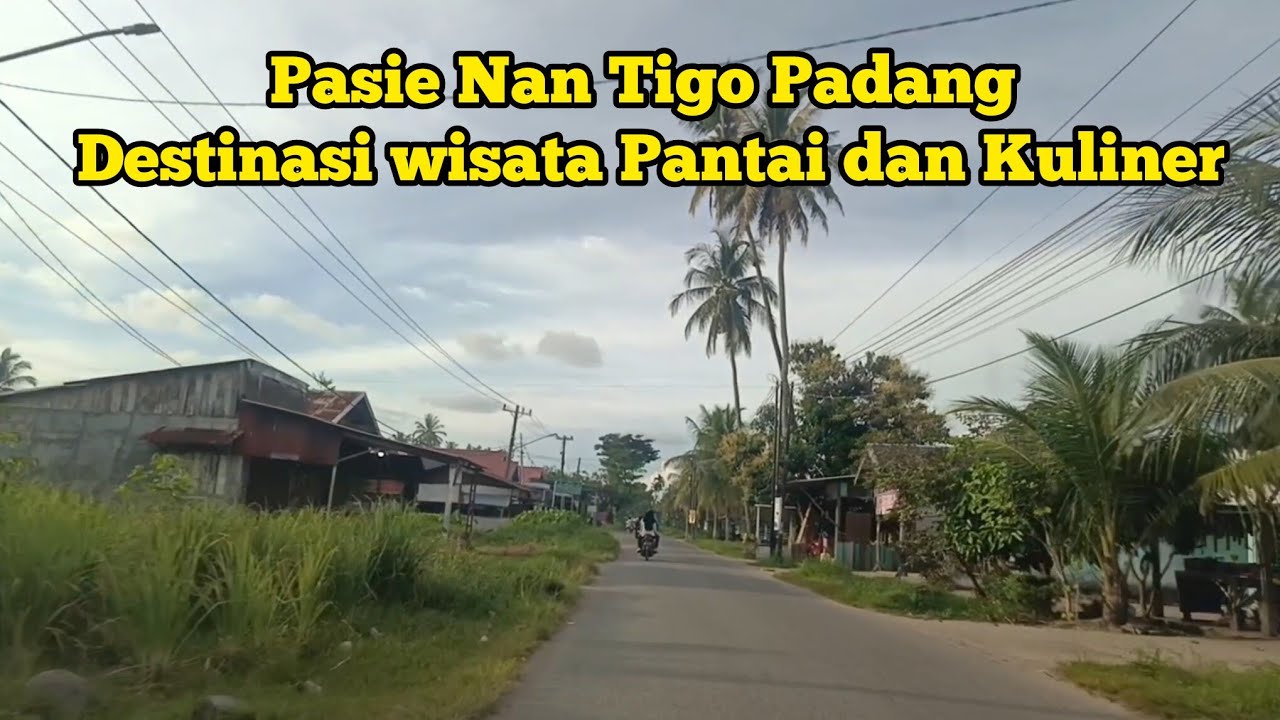 Jalan jalan sore di Pasie Nan Tigo Padang. Destinasi wisata Pantai dan Kuliner di Padang@amimilaaira