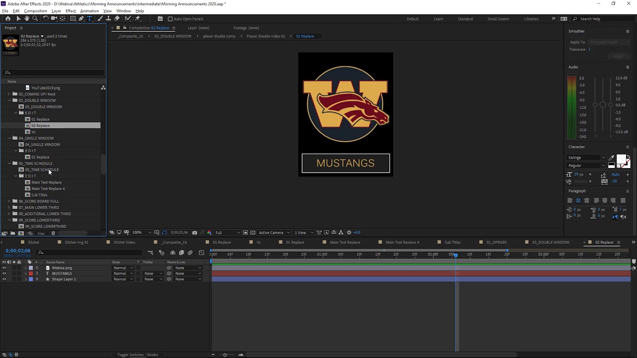 Using AfterEffects to Make Preroll or Midroll Video