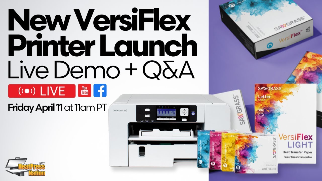 Meet Sawgrass VersiFlex: The Heat Printing System You’ve Never Seen Before!