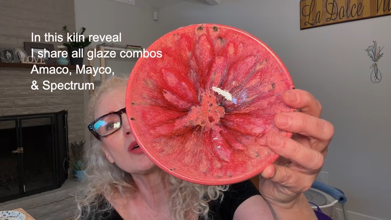 My Last Kiln Reveal. Mayco, Amaco, Spectrum Glaze Combinations shared