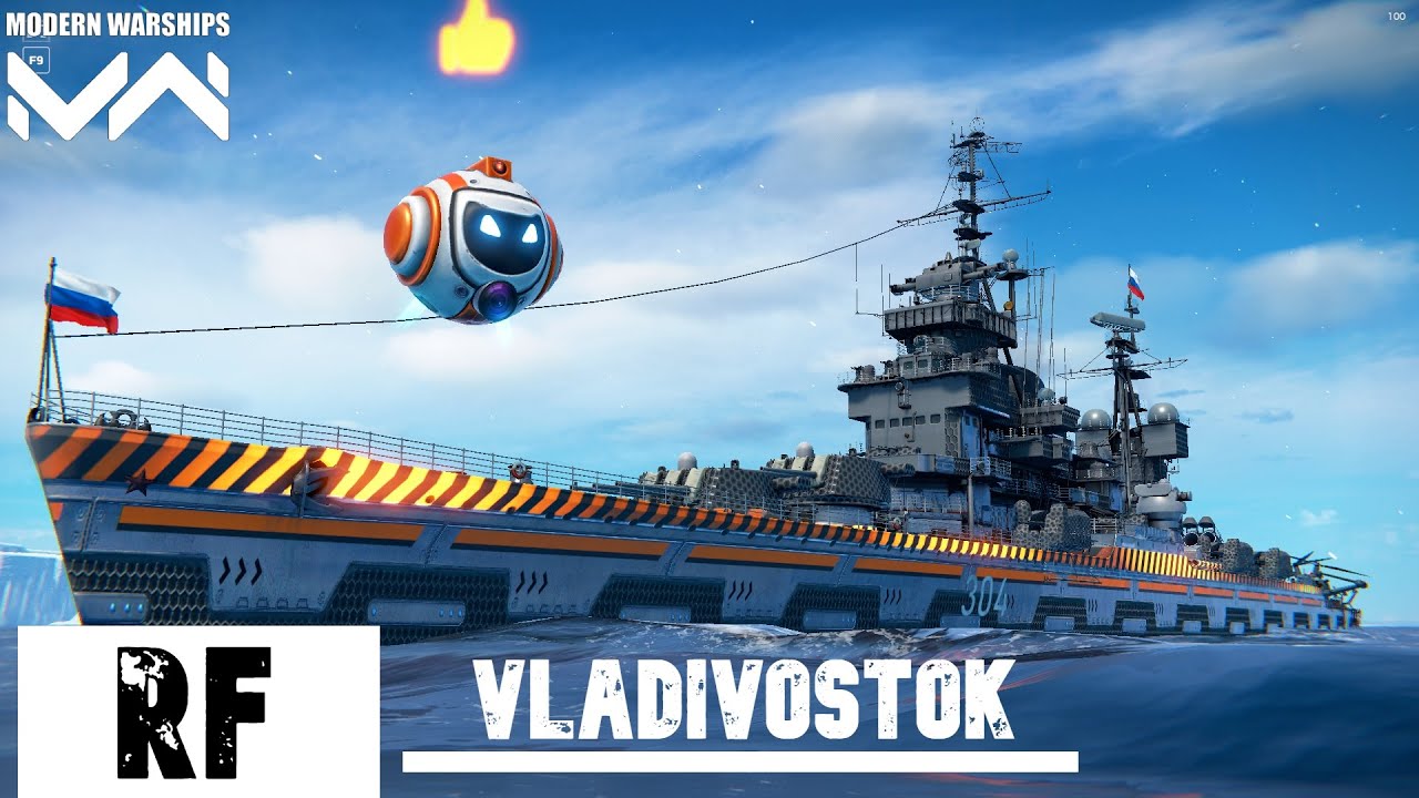 RF Vladivostok | Cruiser Siap Baku Hantam | Modern Warships