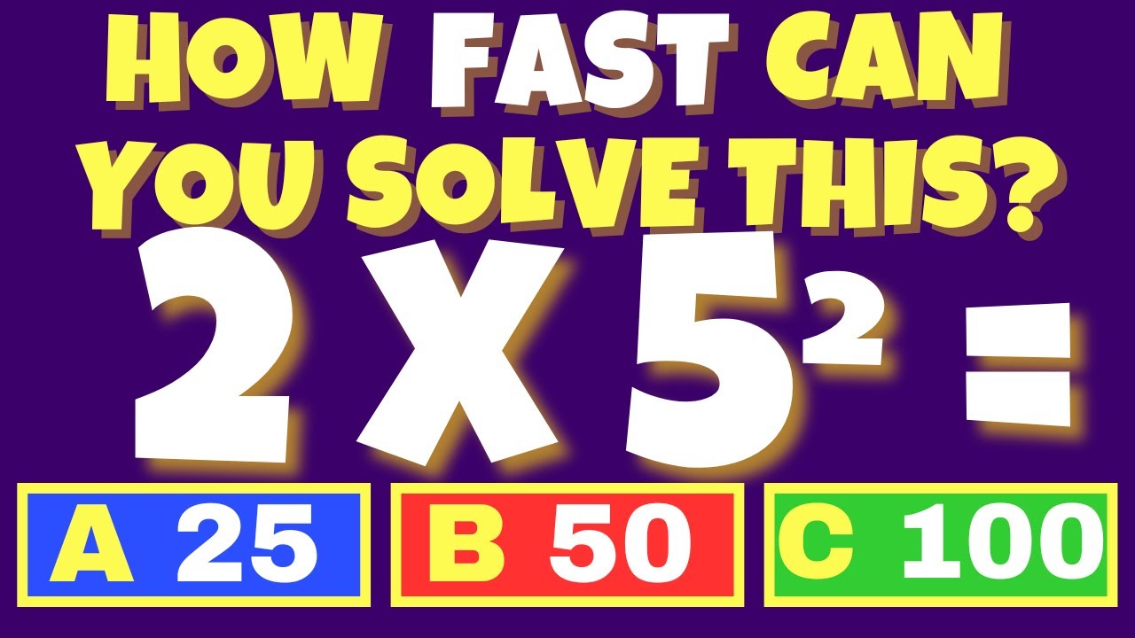 TEST YOUR IQ now and discover your true MATH POWER!