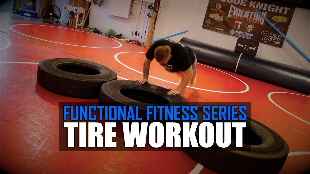 Functional Fitness Series | Extreme Tire Workout - Burpees + Jumps - HIIT