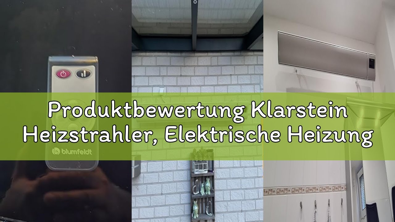 Produktbewertung Klarstein Heizstrahler, Elektrische HeizungTerrasse & Garten, Infrarotstrahler mit