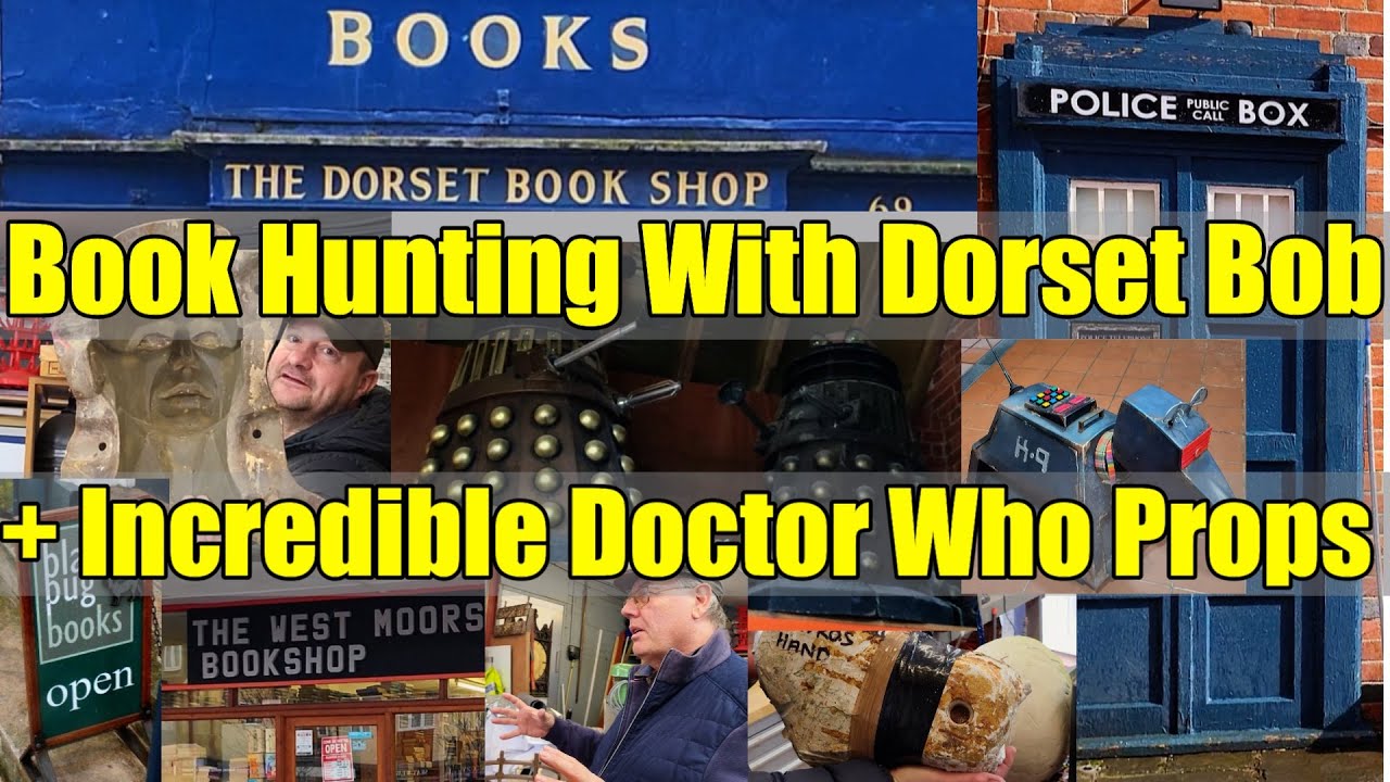 BOOK Hunting With DORSET Bob + The SIXPENNY Tap BREWERY - Original DOCTOR Who PROPS