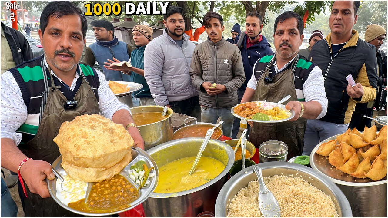 Sirf 50/- मे Chandigarh ki 15+ items Unlimited Thali | Street Food India