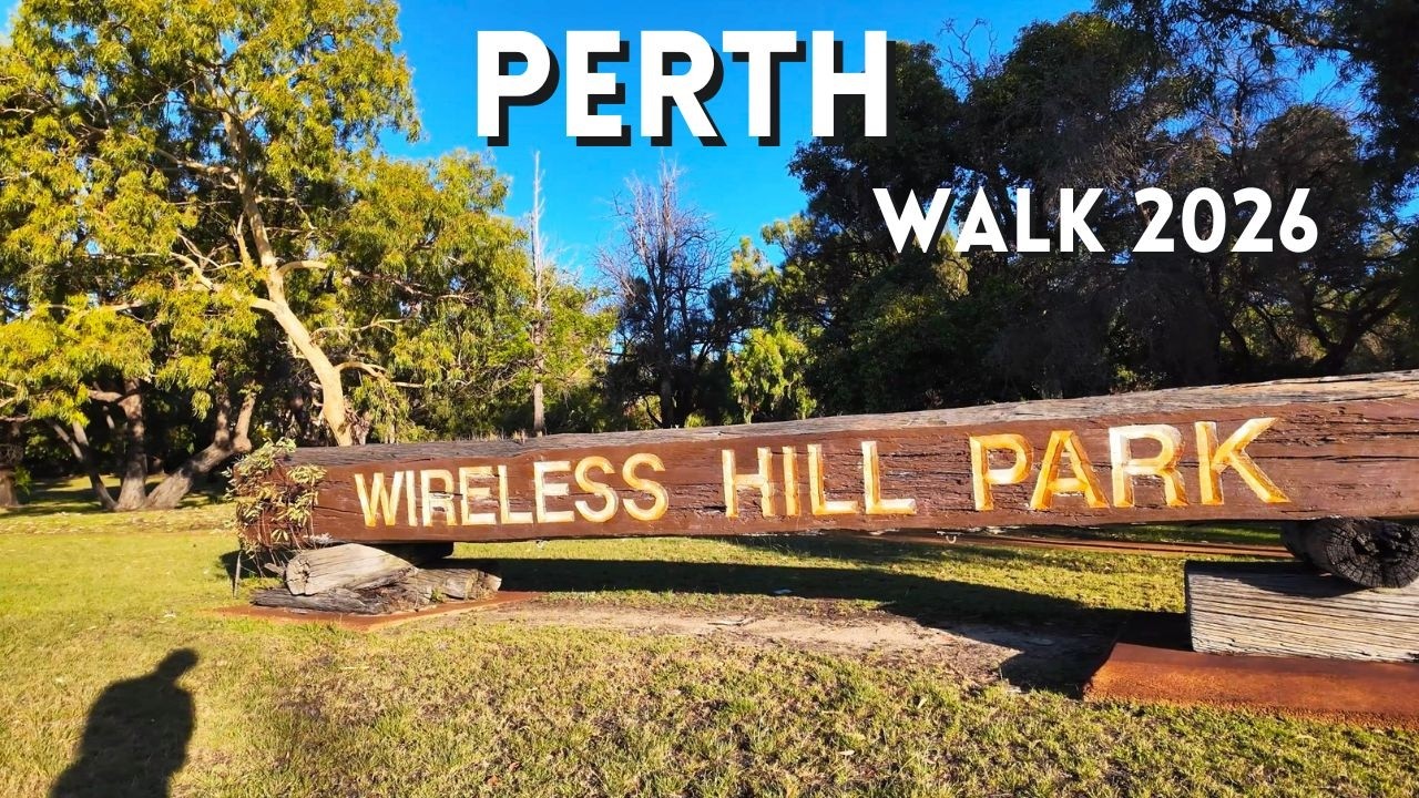 Perth Wireless Hill Park Walk 2026 - Summit Building Overview, City Views & Park Facilities (4K)