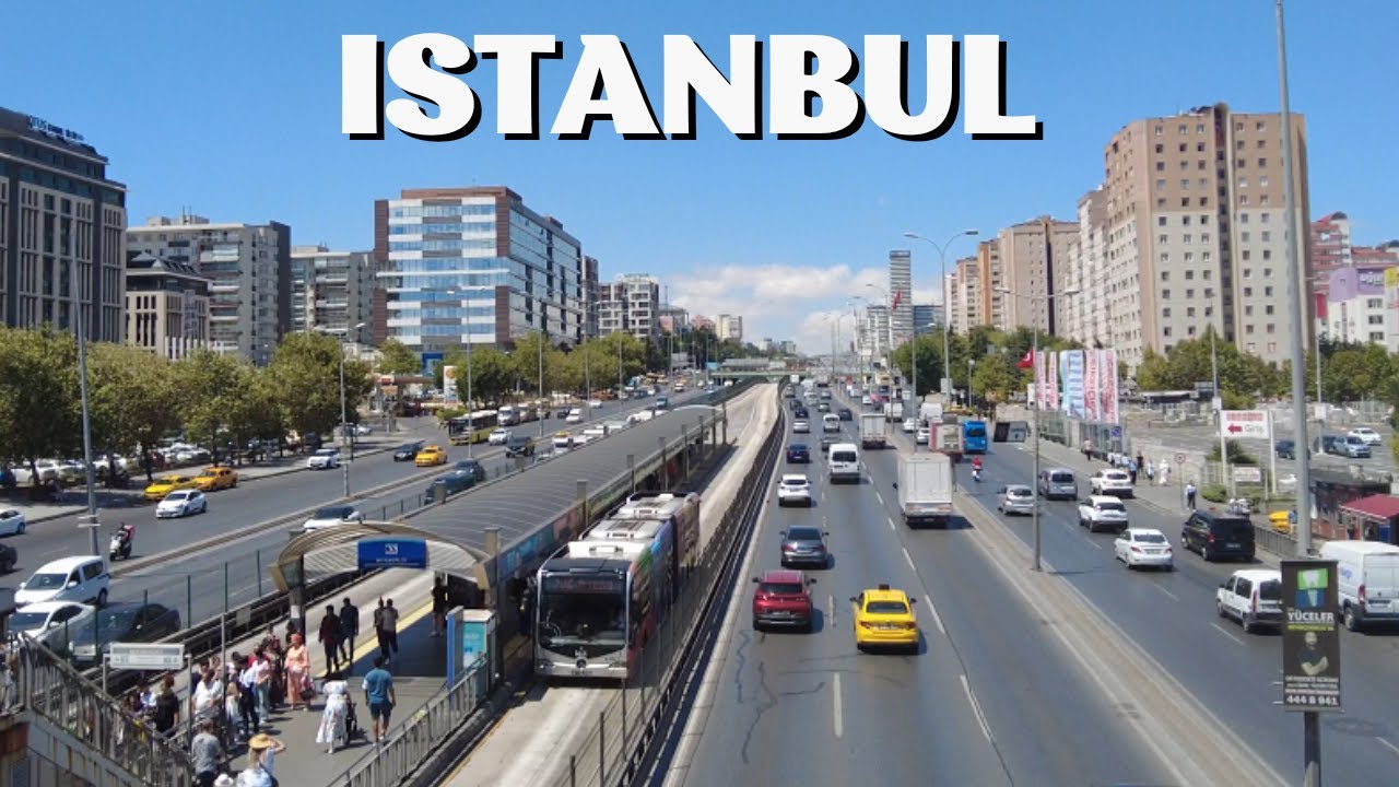EXPLORE ISTANBUL LIKE A LOCAL ON THE METRO BUS WALKING TOUR 4K UHD