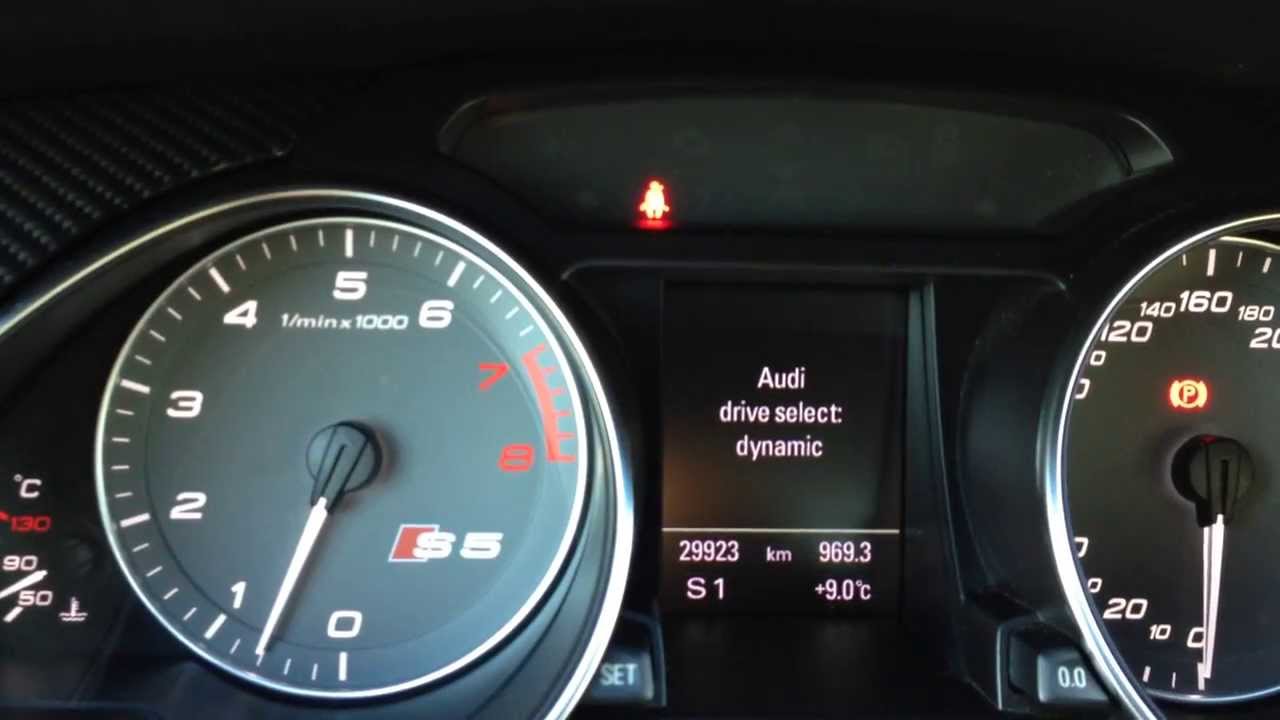 Facelift Drive Select in vor Facelift Audi S5
