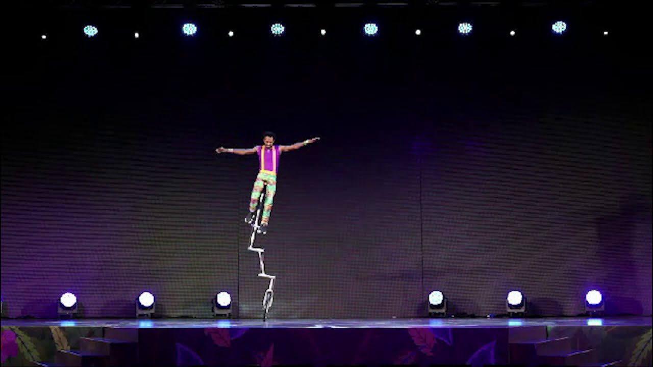 Artist Fila Unicyclist