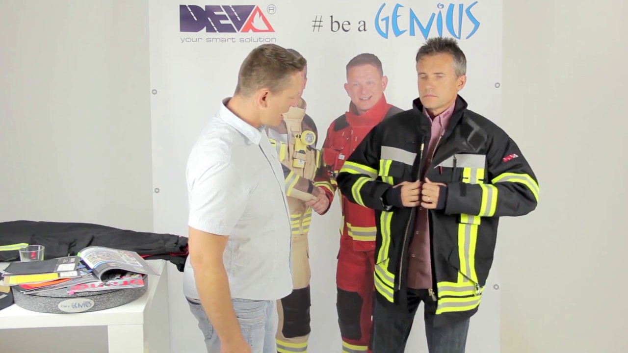 #be a GENIUS - DEVA-FM Feuerwehr&uuml;berbekleidung 