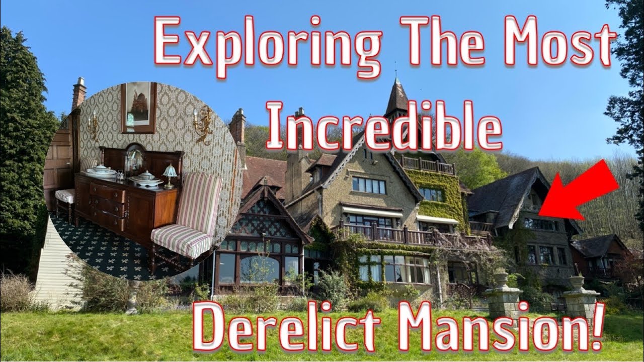 Exploring A Derelict Mansion With Thousands Of Pounds Worth Of Valuables￼ Left Behind!