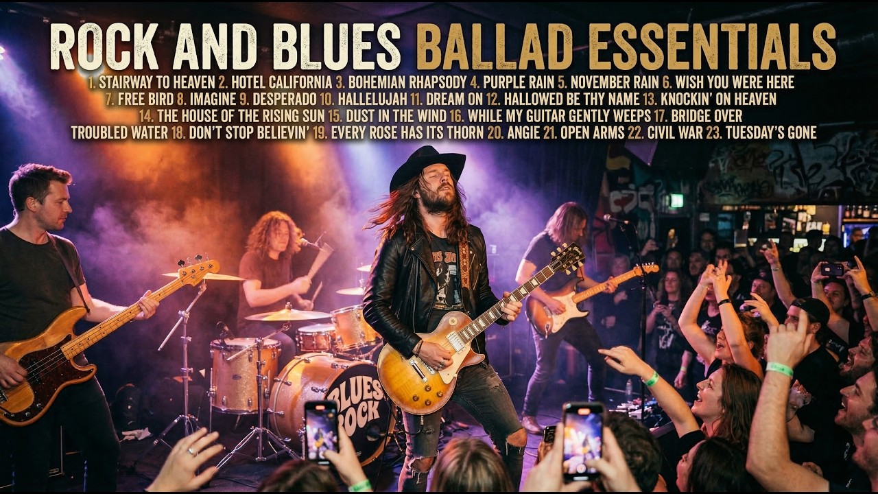 🎬Blues Rock Legends Playlist 🎸🔥 | Deep Purple, AC/DC, Led Zeppelin, Jimi Hendrix – Timeless Classics