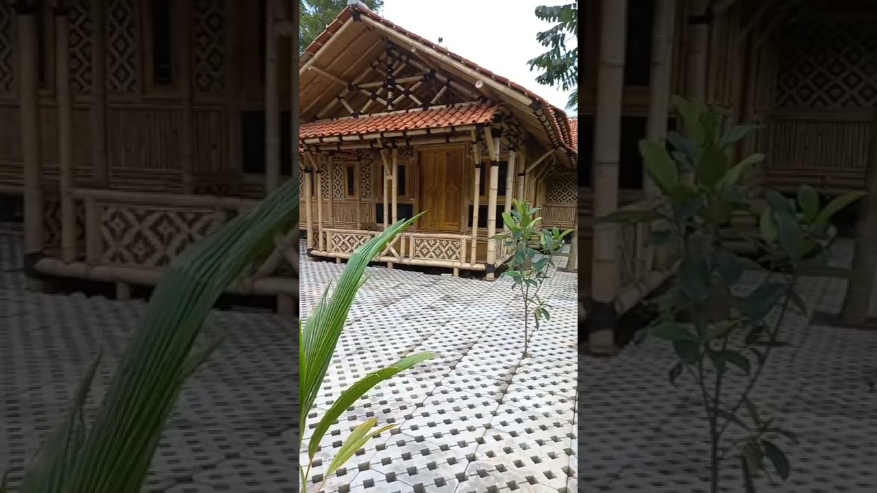rumah bilik bambu panggung