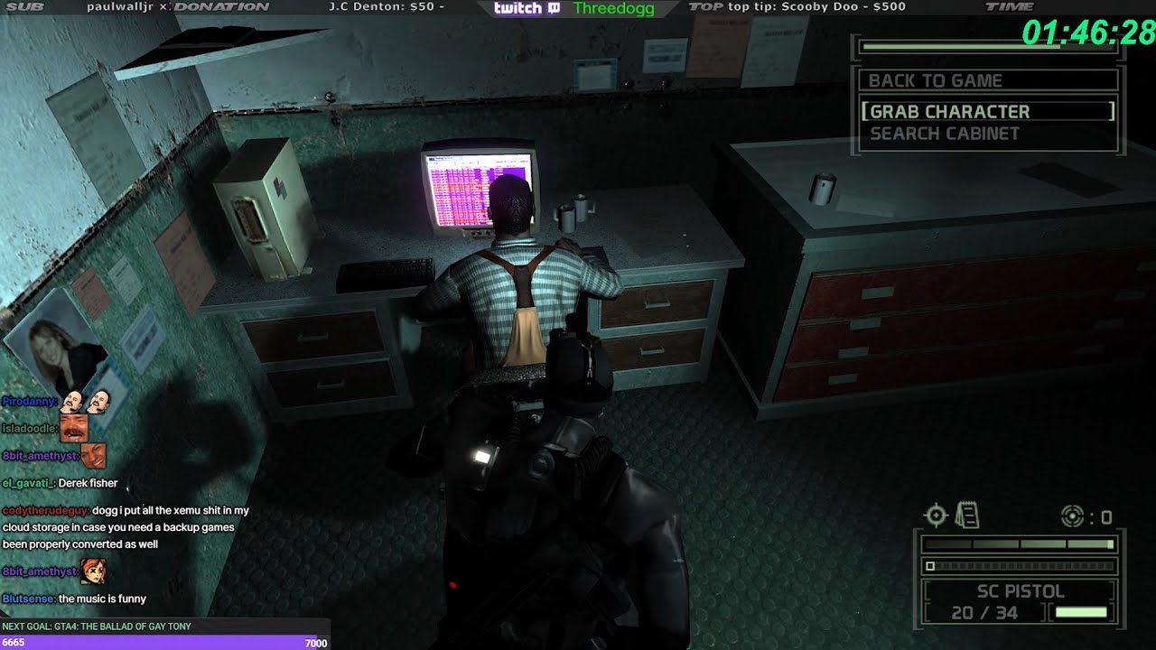 [Threedogg] Splinter Cell: Chaos Theory (Part 1) | Subathon September 2024