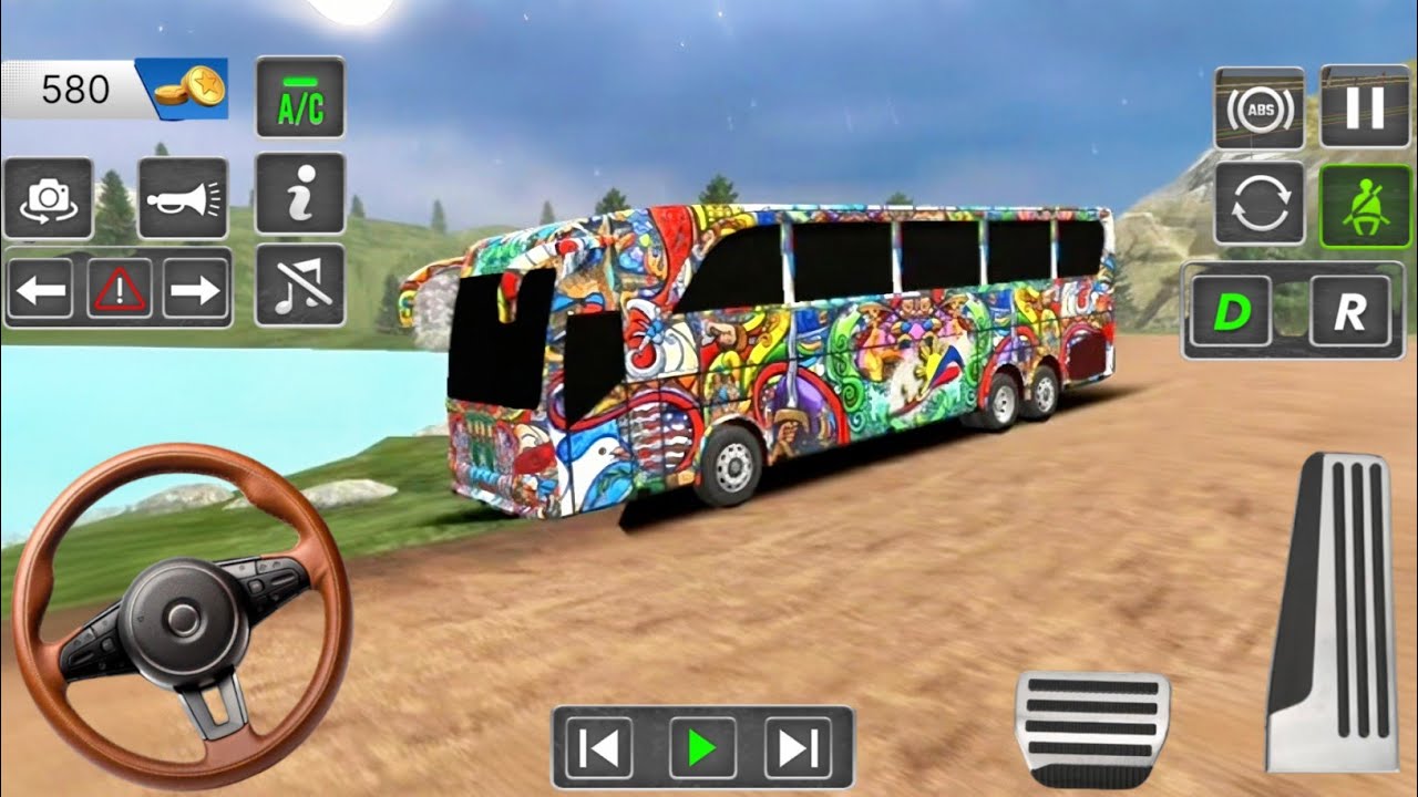 New route ! Offroad Bus Driving Challenge | Slippery Mud Roads & Dangerous Hills