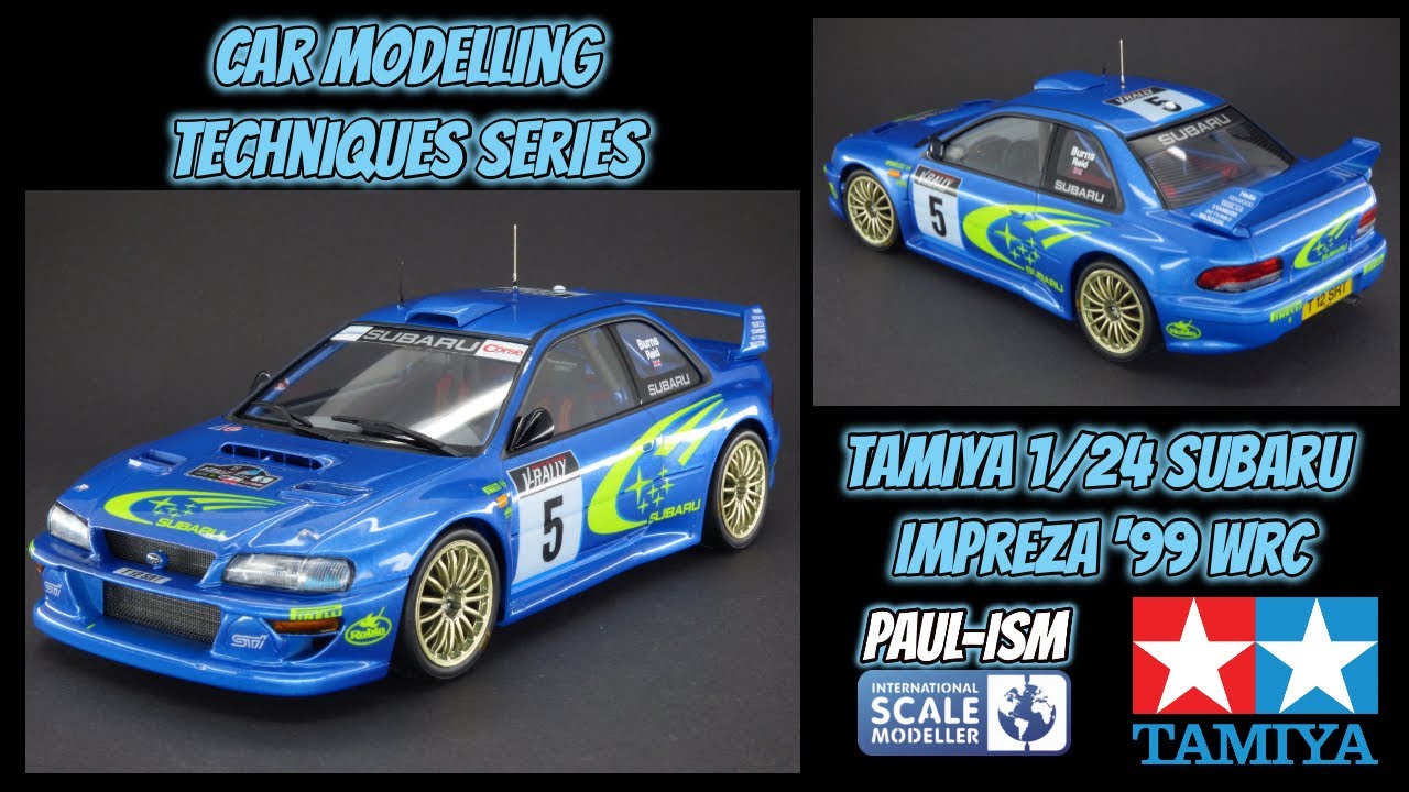 Методы моделирования автомобилей. Часть 3. Наклейки Tamiya 1/24 Subaru Impreza '99 WRC