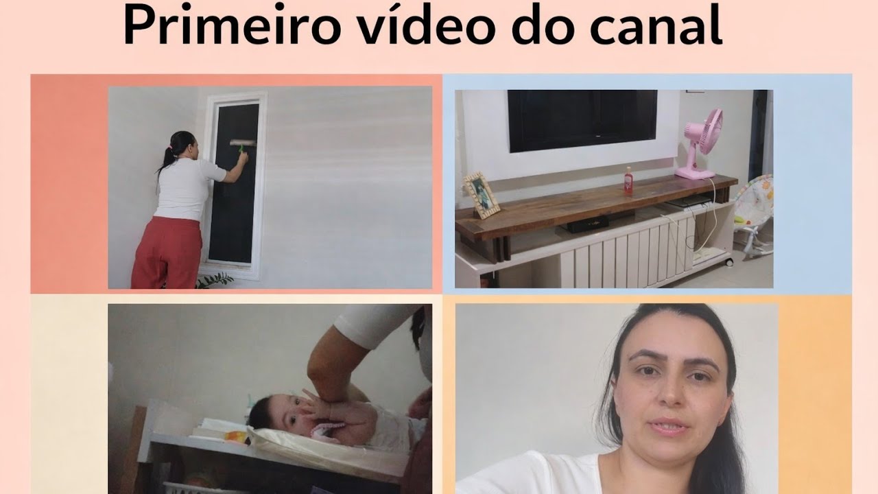 Primeiro vídeo do canal/MATERNIDADE/FAXINA na sala🪣/fim da LICENÇA MATERNIDADE 🥲