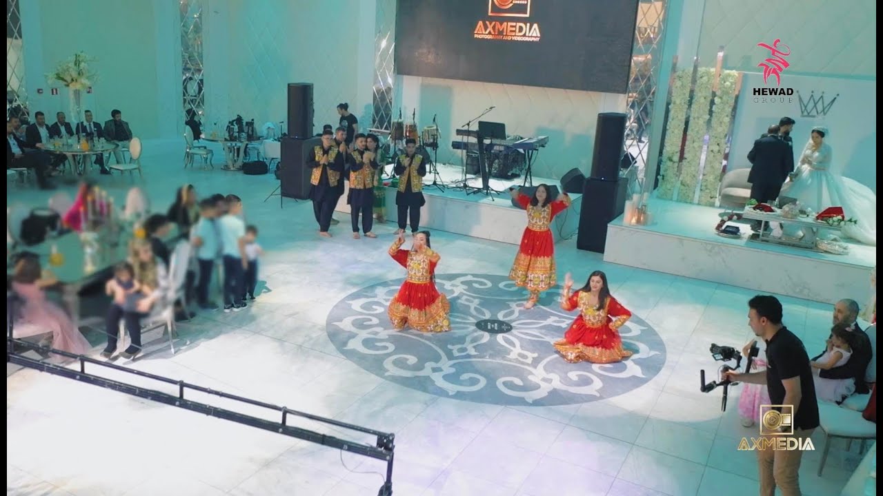 Afghan girls of Hewad Group dance in Rotterdam Netherlands 🇳🇱 to Ghezaal Enayat new Pashto song