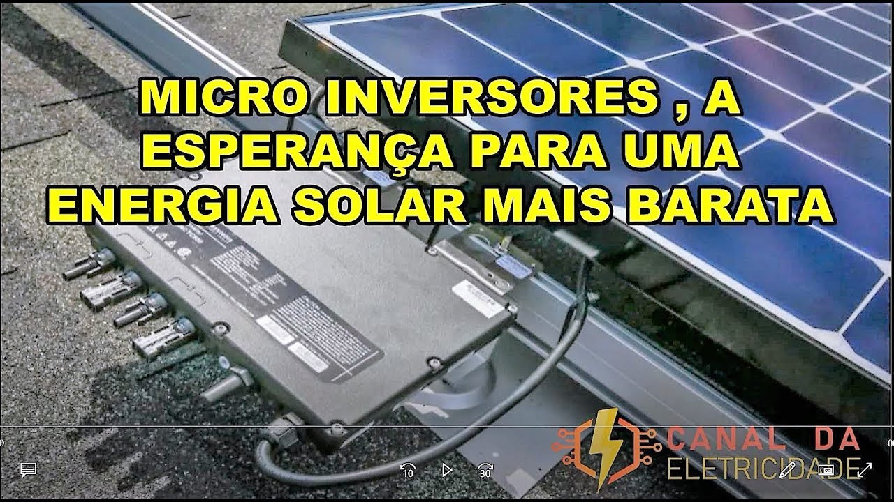 FINALMENTE uma  ENERGIA SOLAR ao ALCANCE de todos  - MLPE ( MICRO INVERSORES )