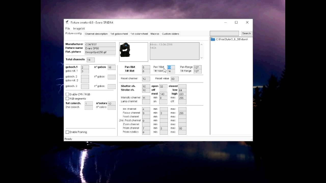 fixture Creator - Tuto Français - Création d'une fixture