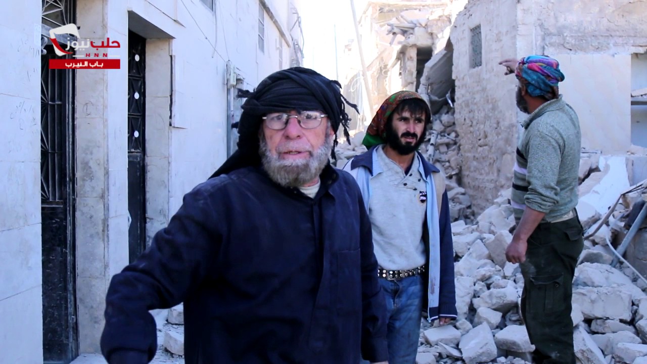#حلب_نيوز| آثار الدمار في حي باب النيرب نتيجة استهدافه من قبل الطيران الحربي بصاروخ فراغي