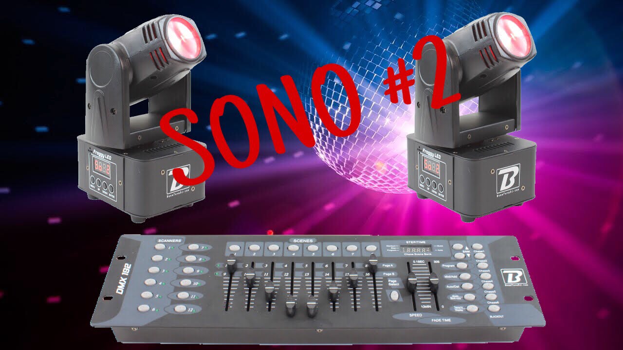 [Sono] #2 Mes lyres BEAM Froggy LED & mon contrôleur DMX 192 BoomToneDJ