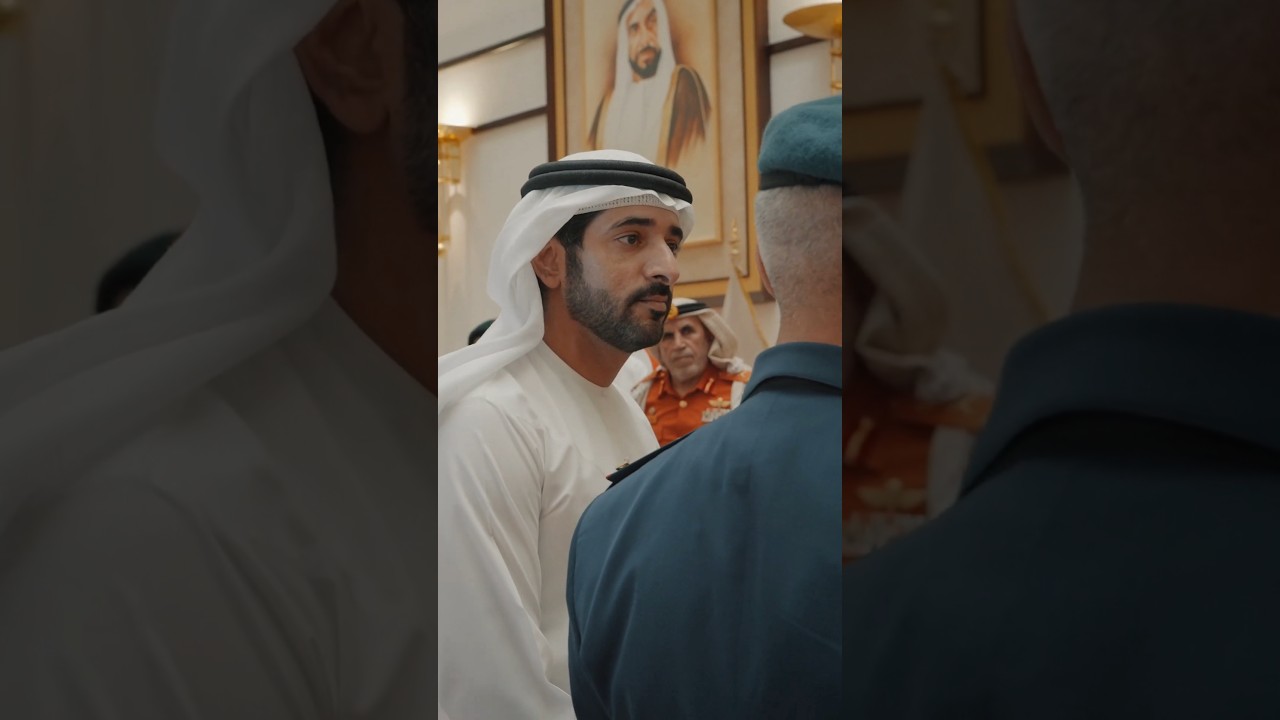 Sheikh Hamdan Fazza Dubai Crown Prince And UAE Deputy Prime Minister Visits Ministry of Defence