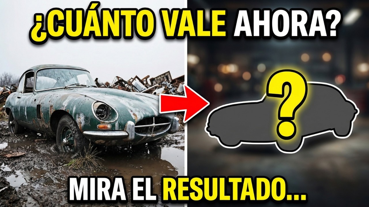 De Óxido a Leyenda: Jaguar E-Type 1961 Restauración ASMR (Súper Satisfactorio)