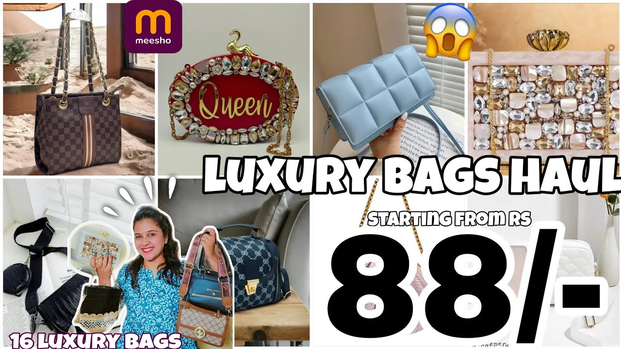 Meesho Luxury Hand Bags 👜👛💕 | Meesho Handbags haul | Clutch | Potli | #meeshohaul #meesho