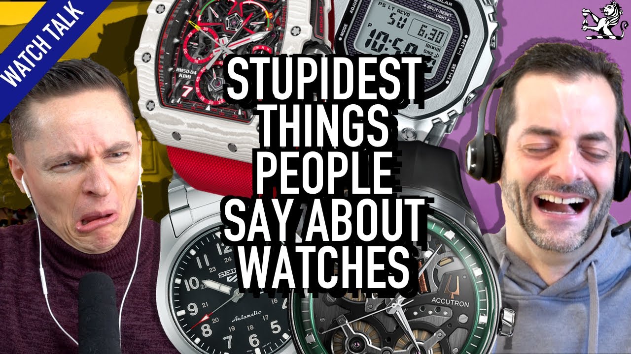 Top 10 Stupidest Things Said About Watches: Seiko, Richard Mille, Accutron, Rolex, G-Shock & More