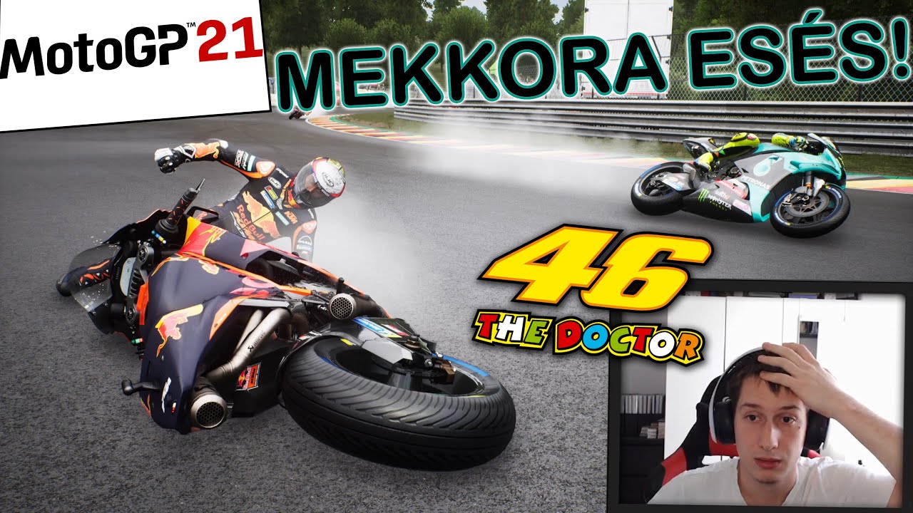 MotoGP 21 | Első versenyem óriási bukásokkal!