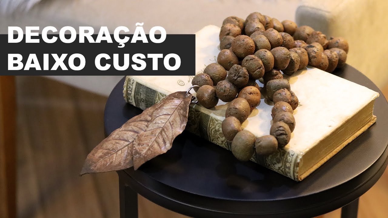 COMO FAZER COLAR DECORATIVO GASTANDO APENAS R$ 5,OO | DECORAÇÃO BAIXO CUSTO