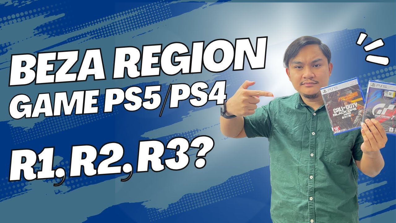 PERBEZAAN REGION GAME PS5 / PS4 , R1, R2, R3???