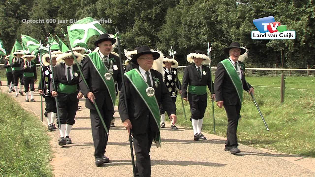 Optocht 600 jaar Gilde Oeffelt