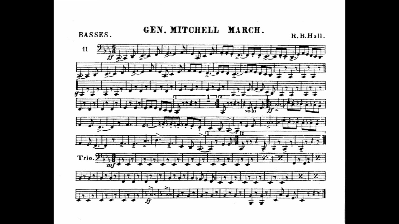 General Mitchell March - BASSES