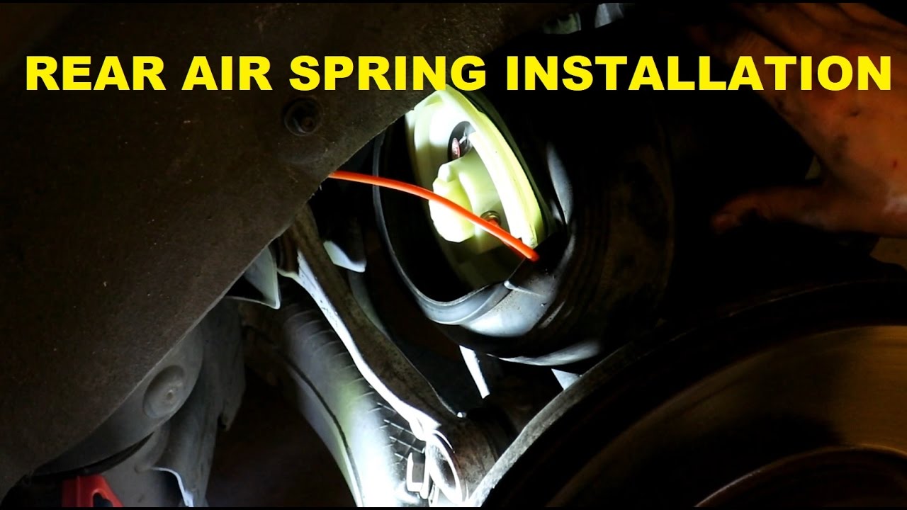 BMW E70 X5 Rear Air Spring Replacement DIY